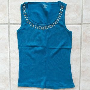 *Host Pick*St John's Bay ribbed fancy tank top